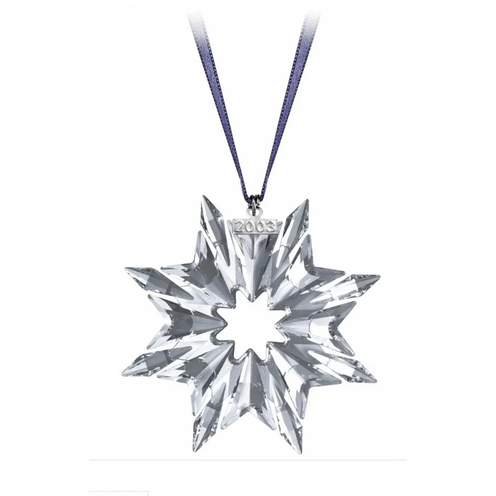 Swarovski 2003 Annual Edition Snowflake Crystal Ornament